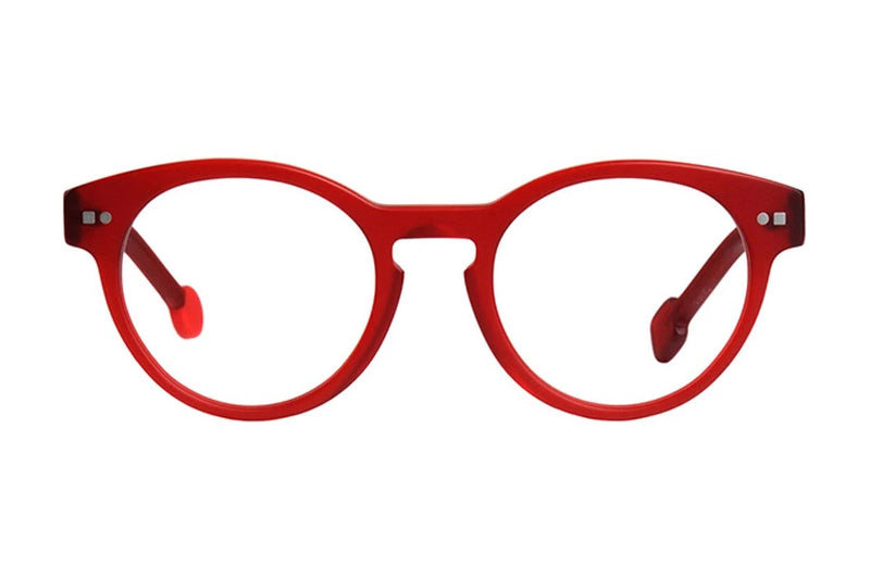 Sabine Be Mini Be Crazy Matte Translucent Red eyeglasses, front view