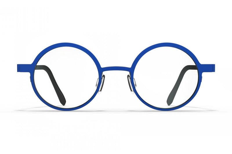 Blackfin Rye Reflex Blue / Gunmetal Gray eyeglasses, front view