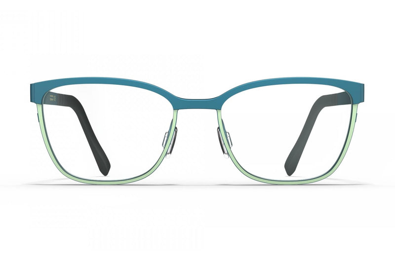 Blackfin Ellis Beach Ultramarine Green / Mint Green eyeglasses, front view