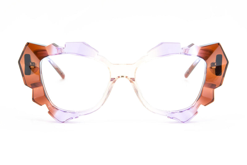 Oscar Mamooi Innocence Brown / Purple / Peach eyeglasses, front view