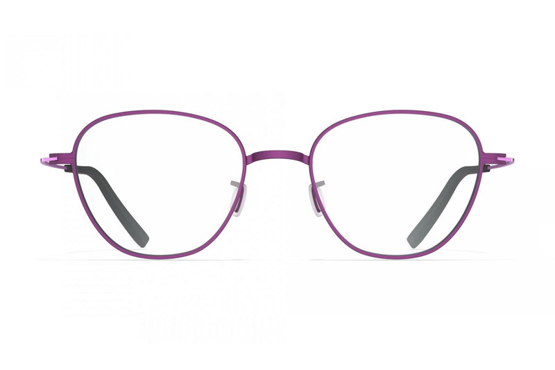 Blackfin Catalina Plum Purple / Shiny Oxide Purple eyeglasses, front view