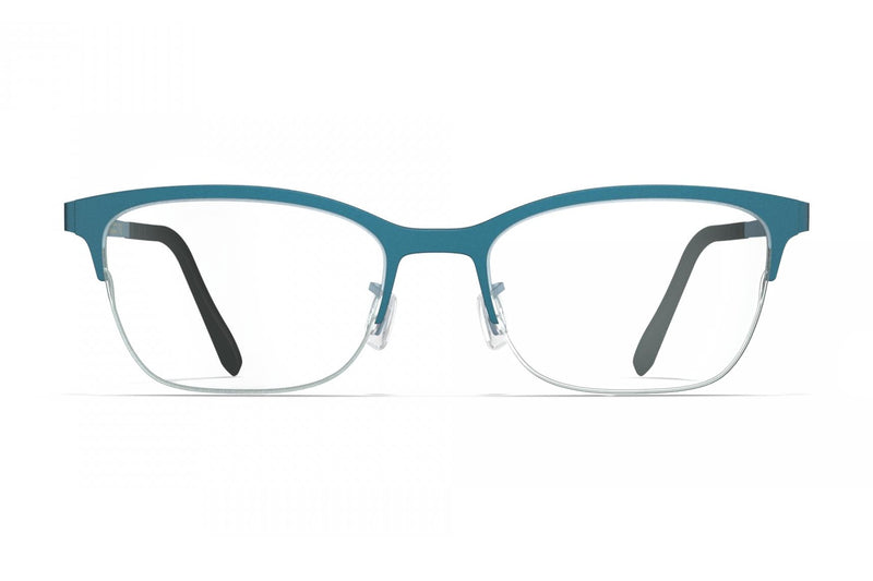 Blackfin Madeline Ultramarine Green / Polar Light Blue eyeglasses, front view