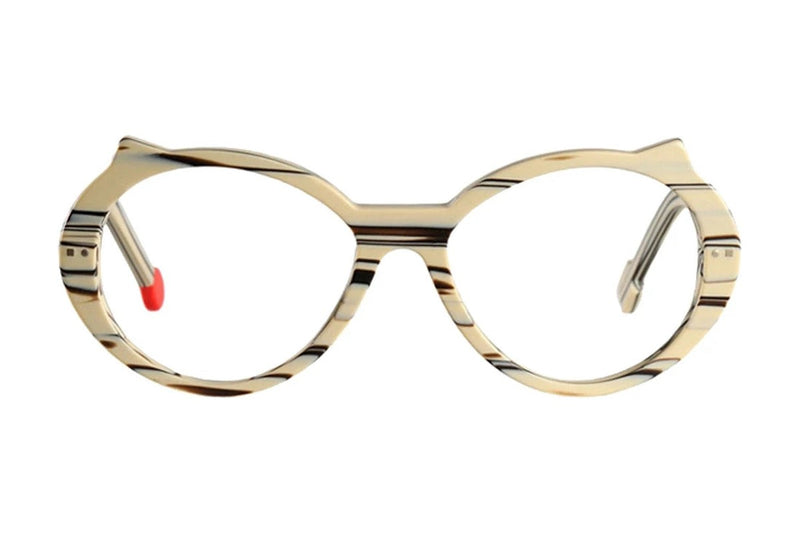 Sabine Be Be Cat’s Matte Vanilla Choco eyeglasses, front view