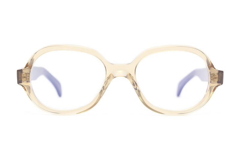 Henau Balto Champagne Crystal eyeglasses, front view
