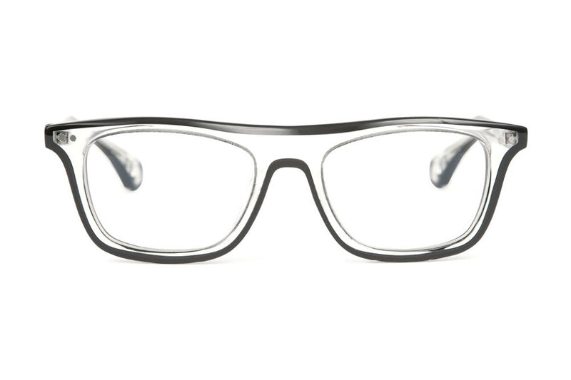 Blake Kuwahara Cobb Crystal eyeglasses, front view