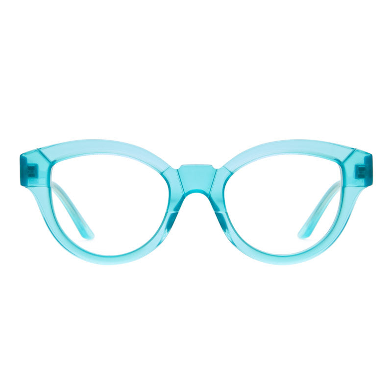 KUBORAUM Maske K27 Light Blue eyeglasses, front view