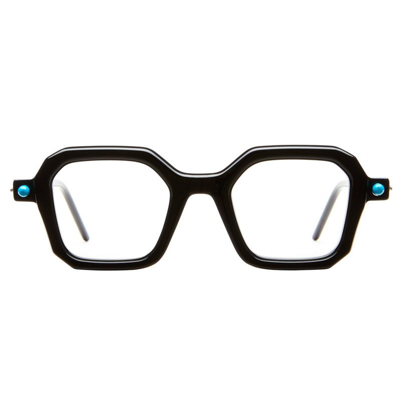KUBORAUM Maske P9 Black Shine Havana eyeglasses, front view