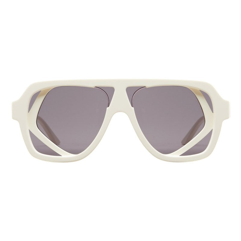 KUBORAUM Maske T11 Off-White sunglasses, front view