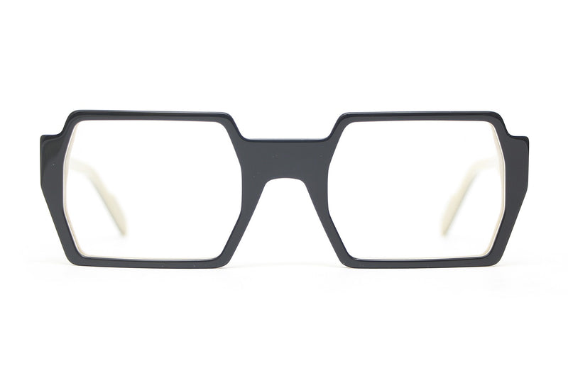 Henau Victor Charcoal eyeglasses, front view