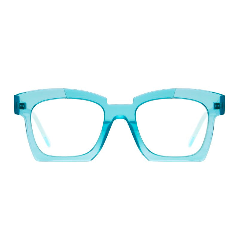 KUBORAUM Maske K5 Aquamarine eyeglasses, front view