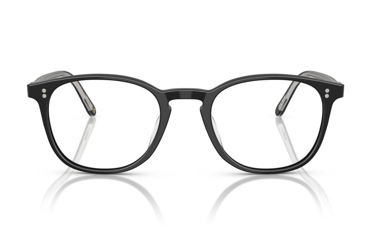 Oliver Peoples Finley Vintage Semi Matte Black eyeglasses, front view