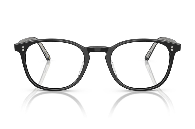 Oliver Peoples Finley Vintage Semi Matte Black eyeglasses, front view