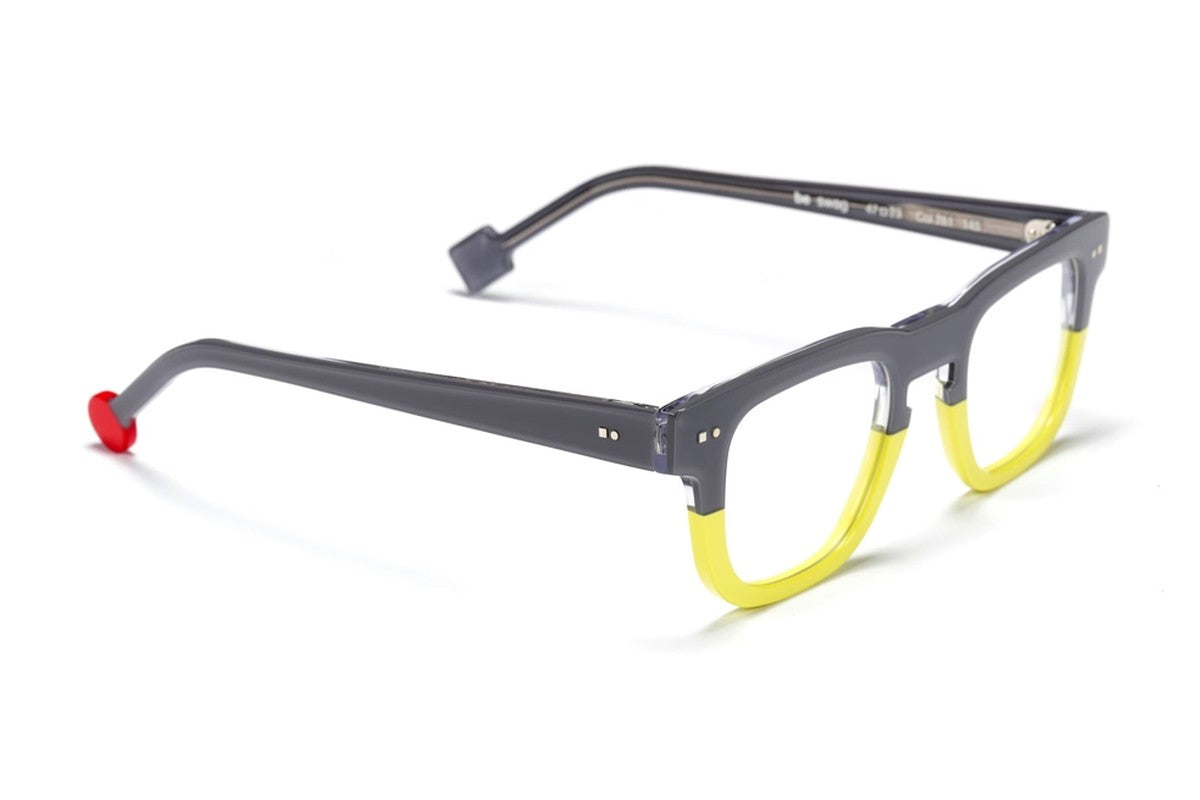 Sabine Be Be Swag Grey / Yellow eyeglasses, side view