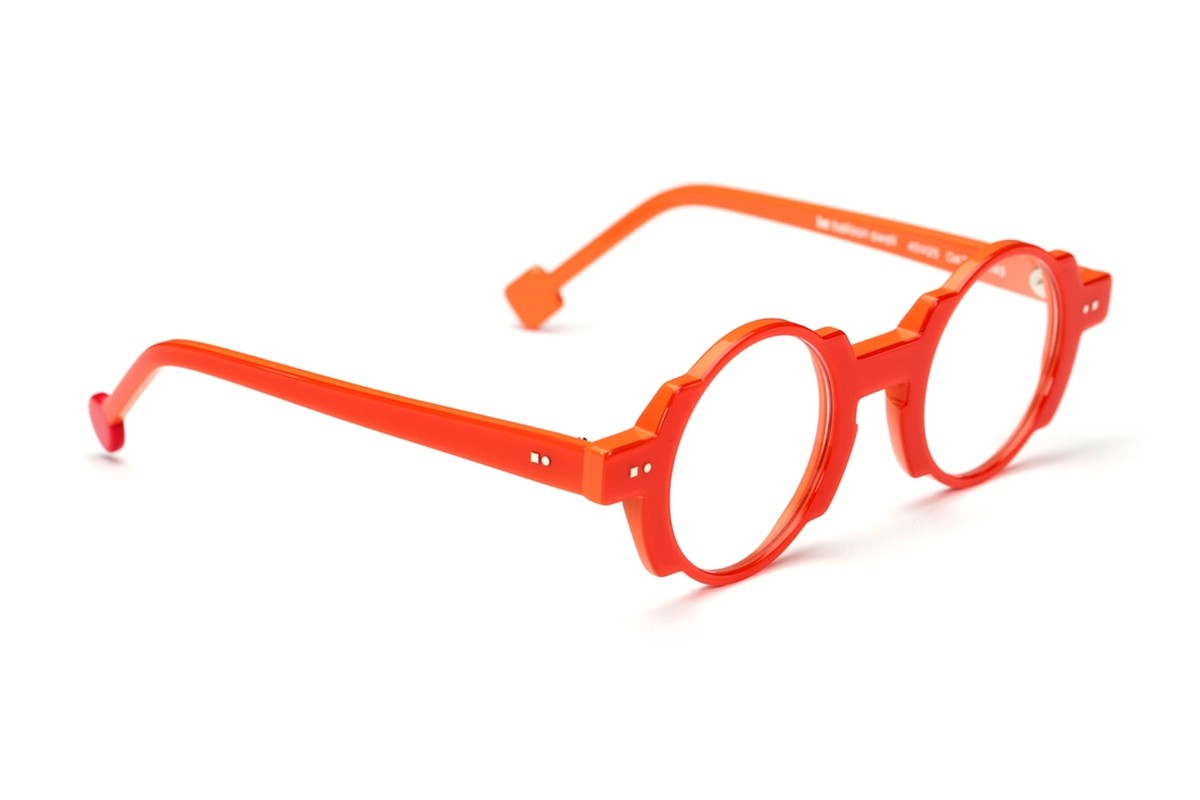 Sabine Be Be Balloon Swell Orange eyeglasses, side view