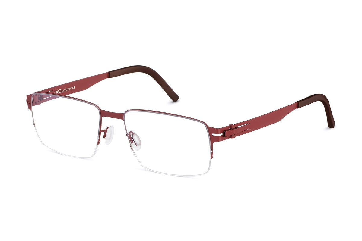 OVVO 6040 Rust eyeglasses, angled view