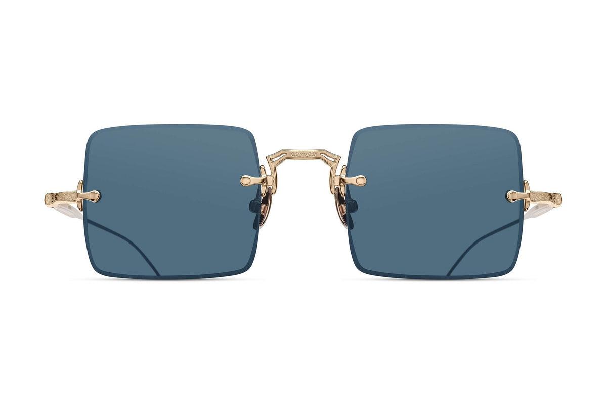 Matsuda M5001 Brushed Gold sunglasses, front view
