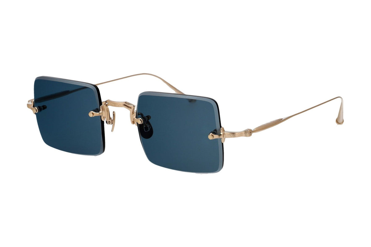 Matsuda M5001 Brushed Gold sunglasses, angled view