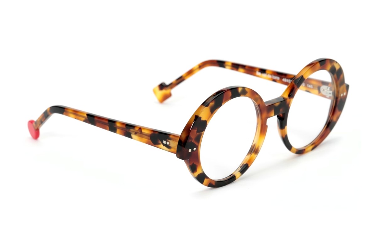 Sabine Be Be Val de Loire Fawn Tortoise eyeglasses, side view