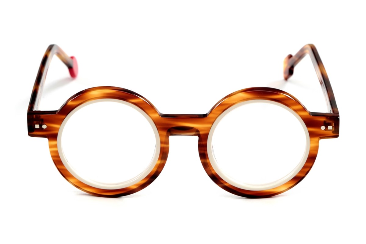 Sabine Be Be Addict Ivory / Blonde Veined Tortoise eyeglasses, front view