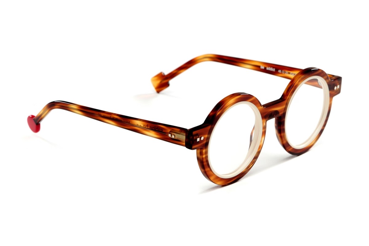 Sabine Be Be Addict Ivory / Blonde Veined Tortoise eyeglasses, side view