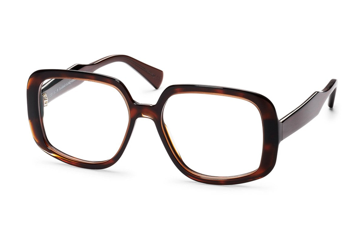 Res/Rei Lush Brown Havana eyeglasses, front view