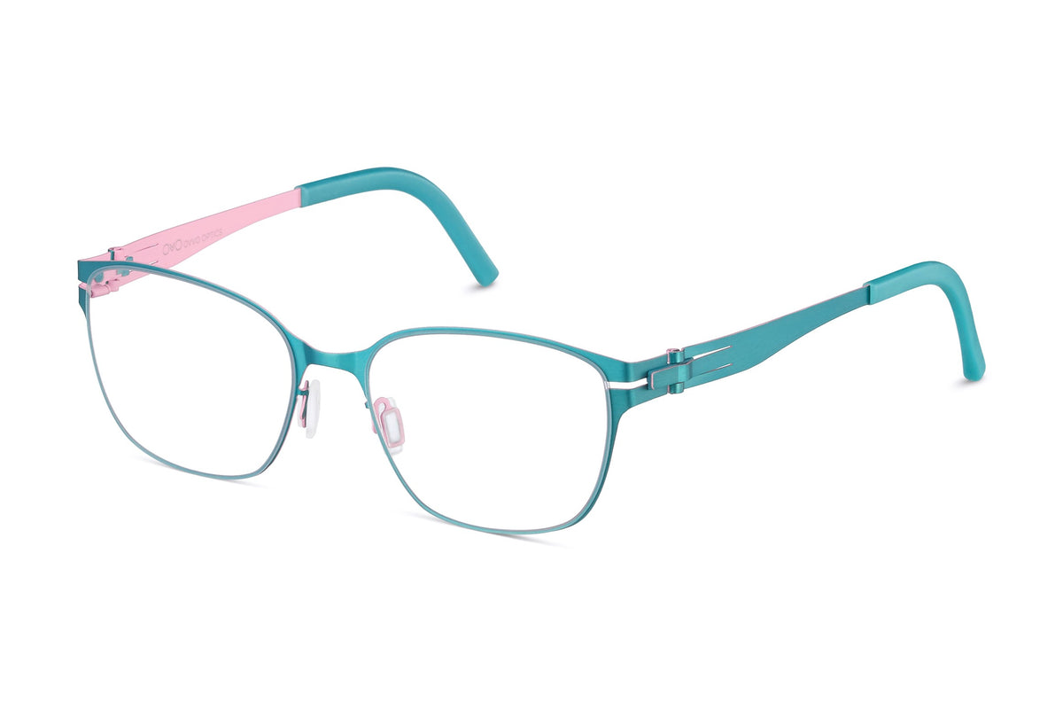 OVVO 6068 Cozumel / Flamingo eyeglasses, angled view