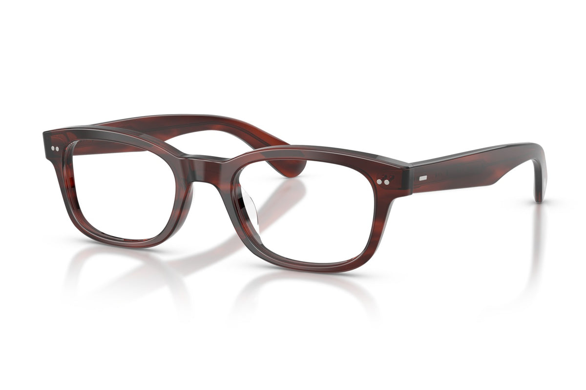 Oliver Peoples Tiello Morado Tortoise eyeglasses, angled view