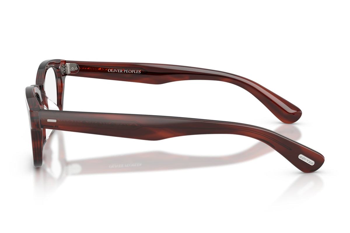 Oliver Peoples Tiello Morado Tortoise eyeglasses, side view