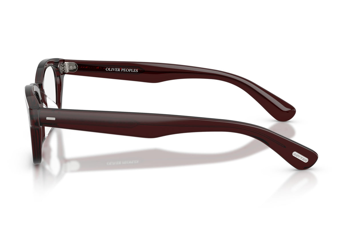 Oliver Peoples Tiello Dark Sienna eyeglasses, side view
