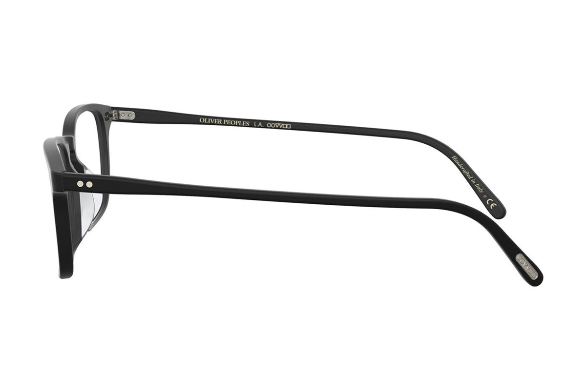 Oliver Peoples Berrington Semi-Matte Black eyeglasses, side view