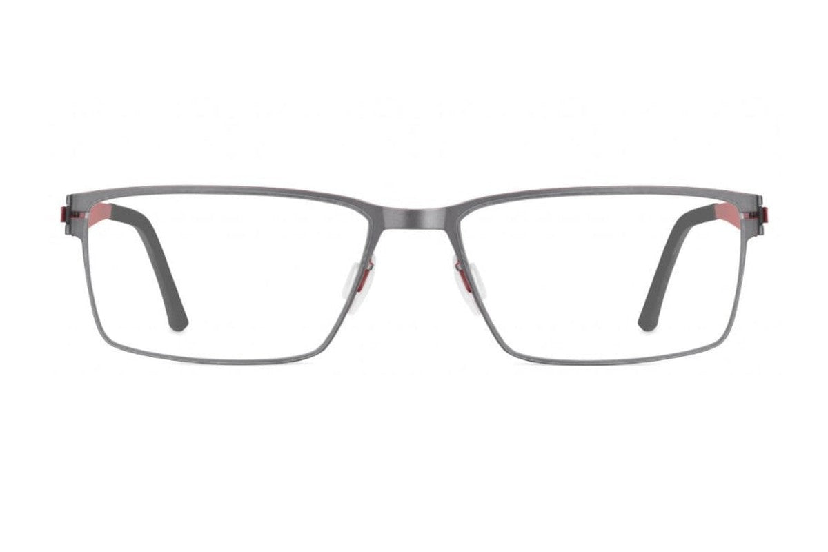 OVVO 3828 Graphite / Red eyeglasses, front view