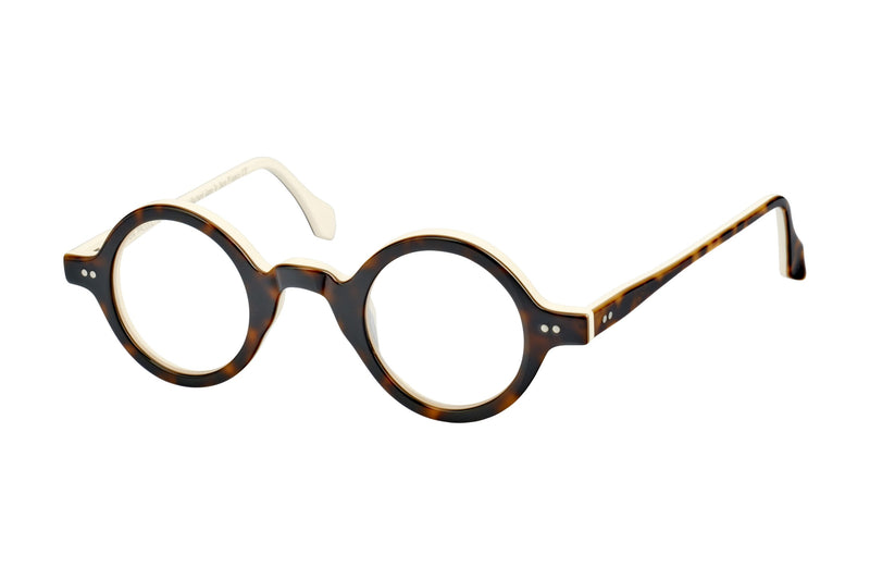Traction Productions Leonide Ecaille / Ivoire eyeglasses, front view
