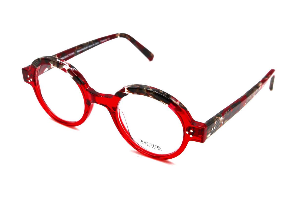 Traction Productions Riviera Tornade eyeglasses, angled view