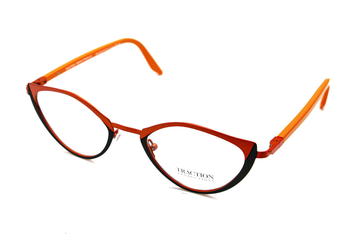 Traction Productions Nyugat Oranoir eyeglasses, angled view