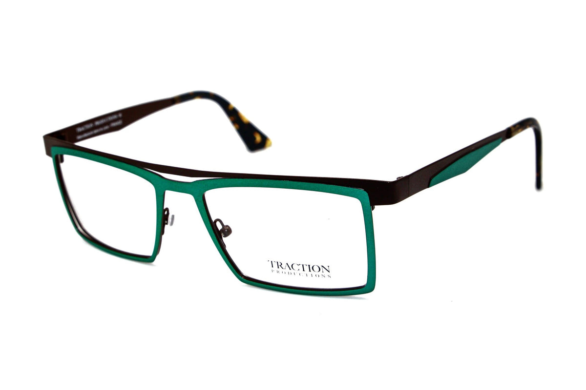 Traction Productions Xylo Chocomeleze eyeglasses, angled view
