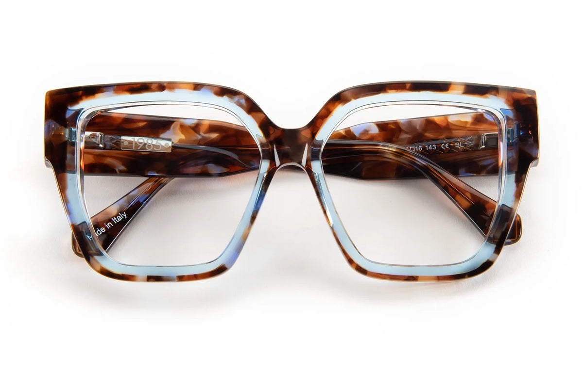 J.F. Rey Madison Tortoise / Azure Blue eyeglasses, front view