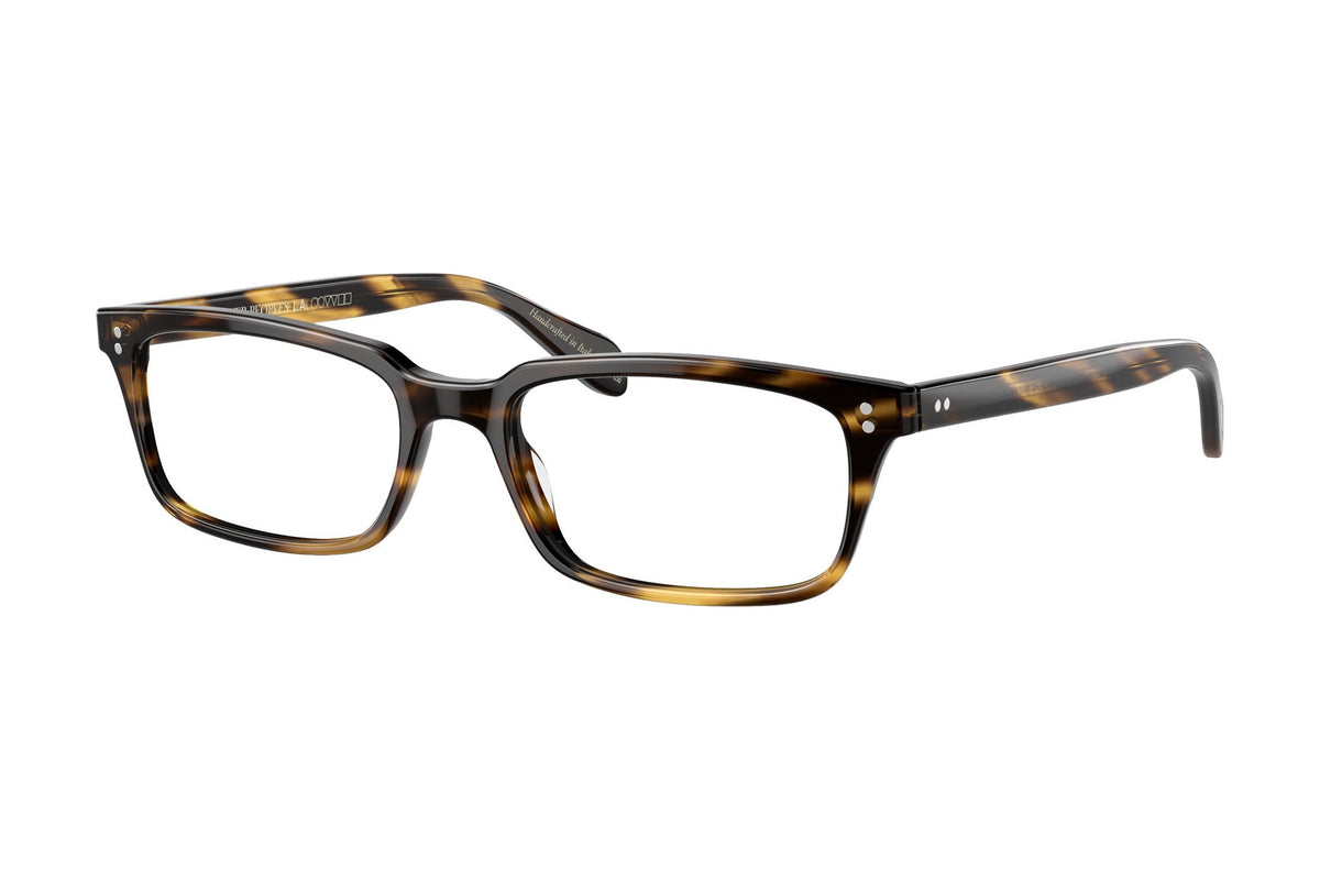 Oliver Peoples Denison Cocobolo eyeglasses, angled view