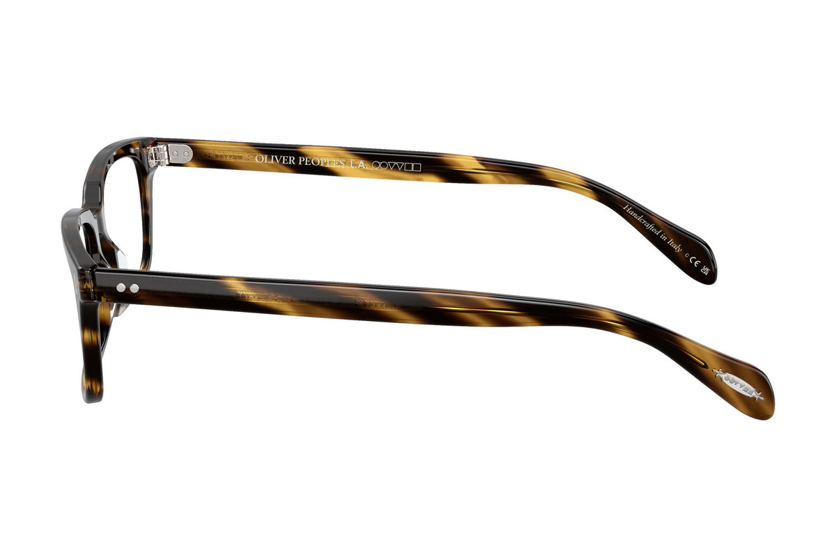 Oliver Peoples Denison Cocobolo eyeglasses, side view