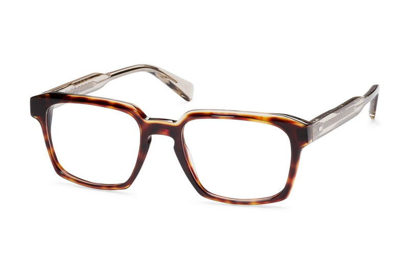 Res/Rei York II Brown Havana / Grey eyeglasses, front view