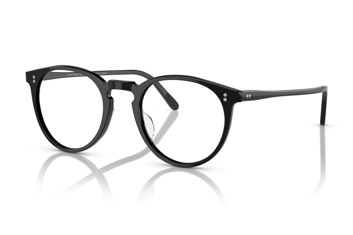 Oliver Peoples O'Malley Black eyeglasses, angled view