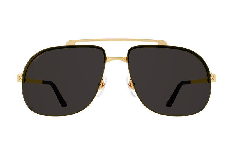 Cartier CT0353S Gold / Grey sunglasses, front view