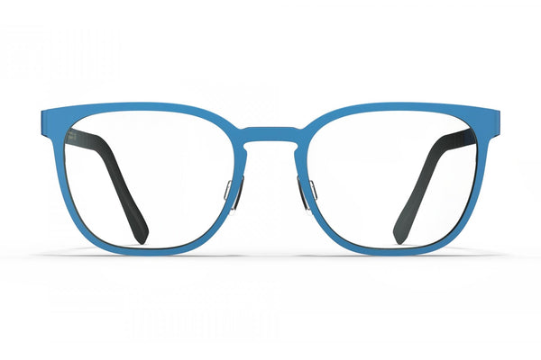 Blackfin Brookwood Tropical Blue / Shadow Dark Blue eyeglasses, front view