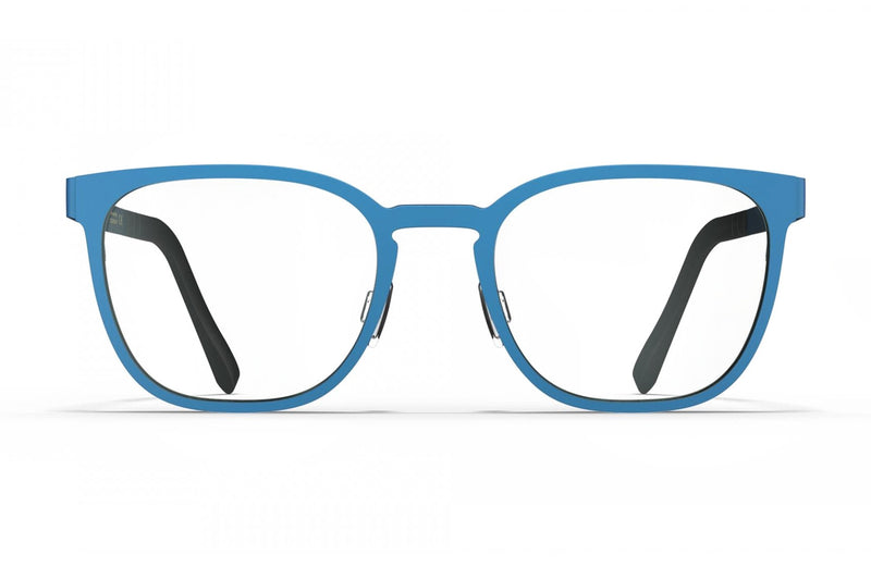 Blackfin Brookwood Tropical Blue / Shadow Dark Blue eyeglasses, front view