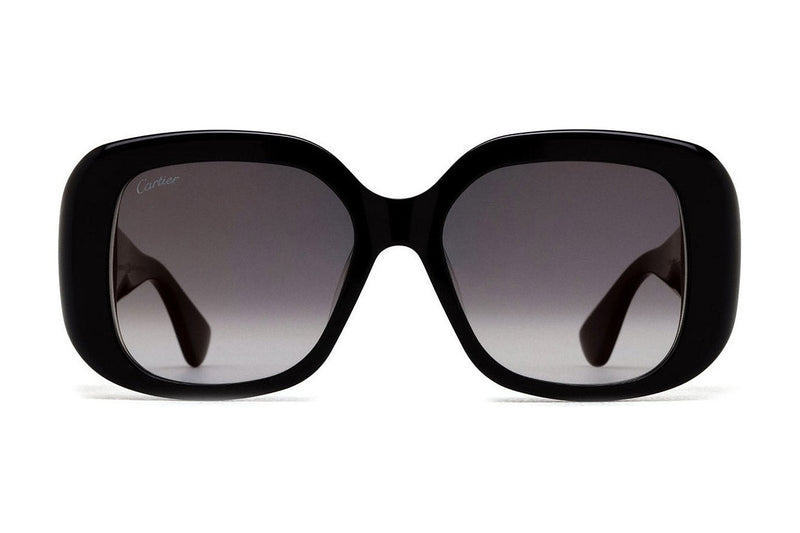 Cartier CT0471SA Black / Grey sunglasses, front view