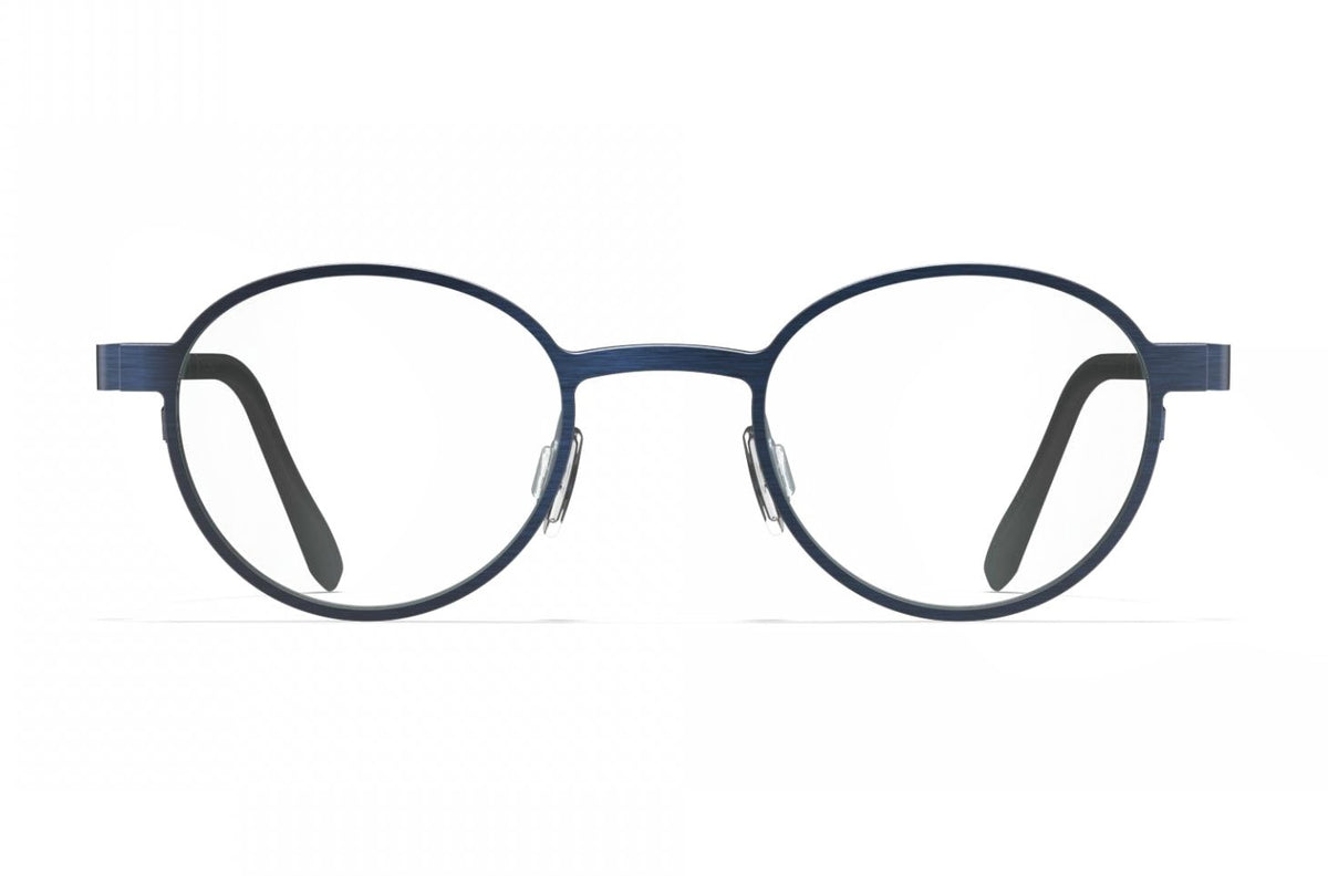 Blackfin Esbjerg Antique Dark Blue eyeglasses, front view