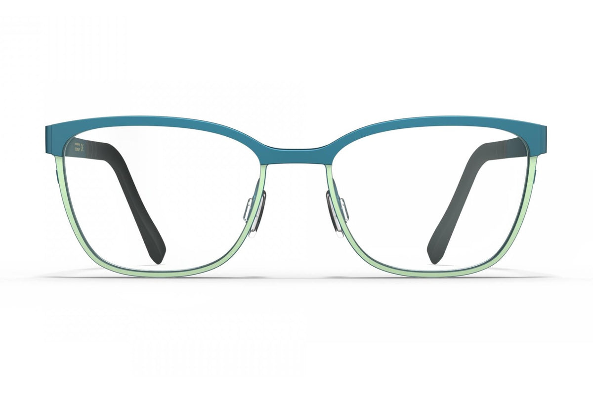 Blackfin Ellis Beach Ultramarine Green / Mint Green eyeglasses, front view