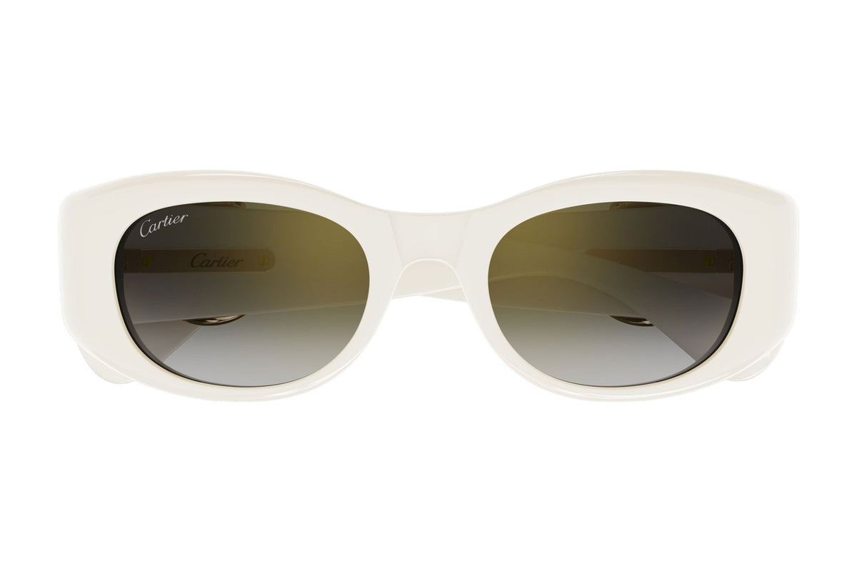 Cartier CT0472S White / Grey sunglasses, front view