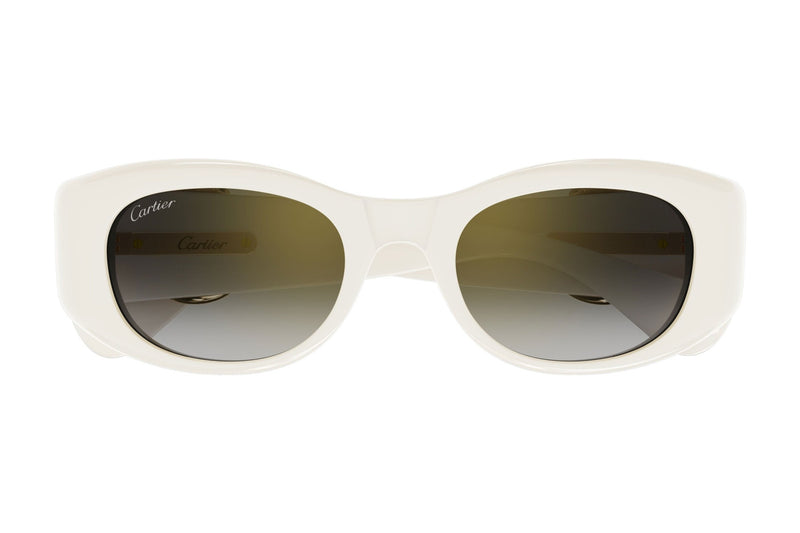 Cartier CT0472S White / Grey sunglasses, front view