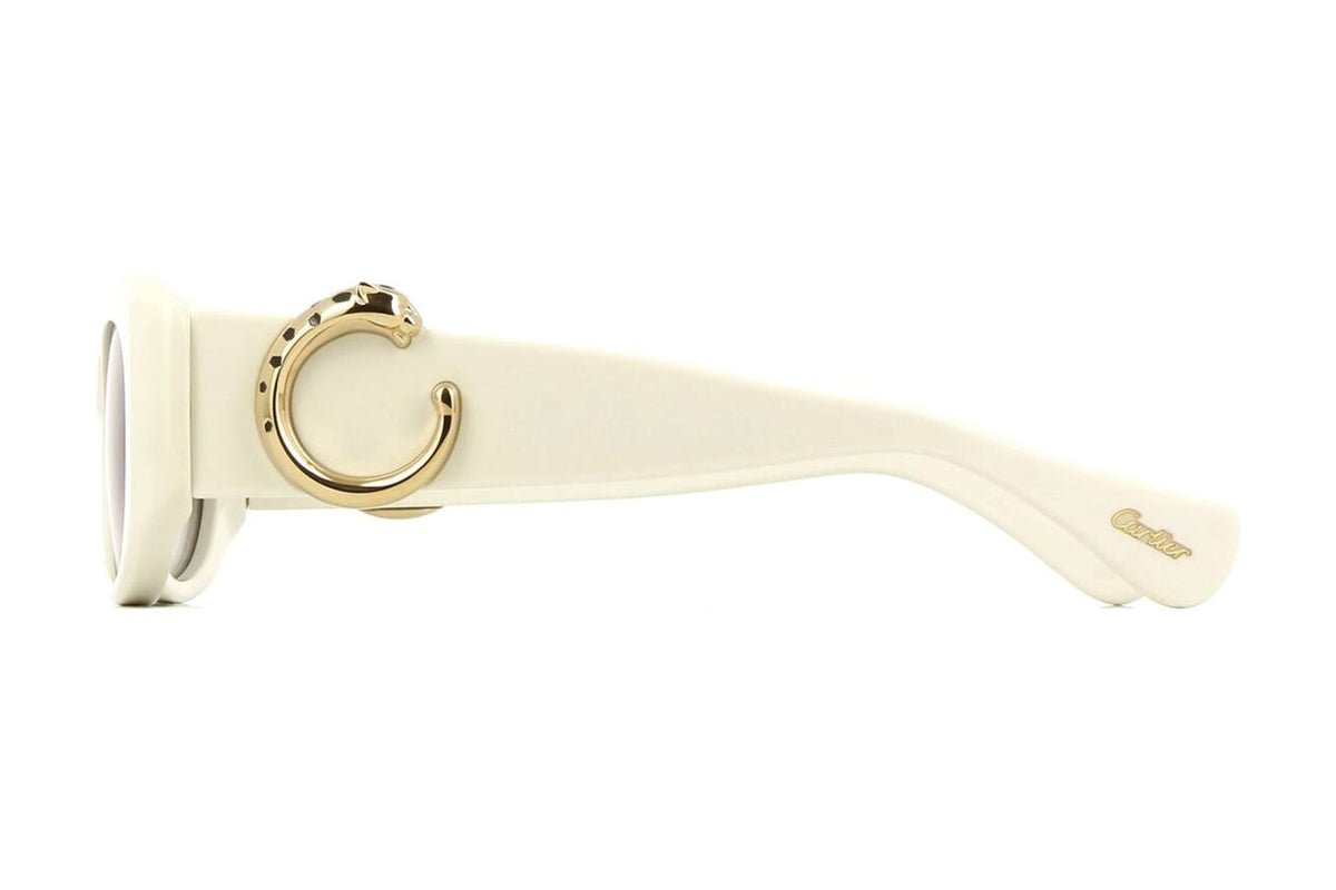 Cartier CT0472S White / Grey sunglasses, side view