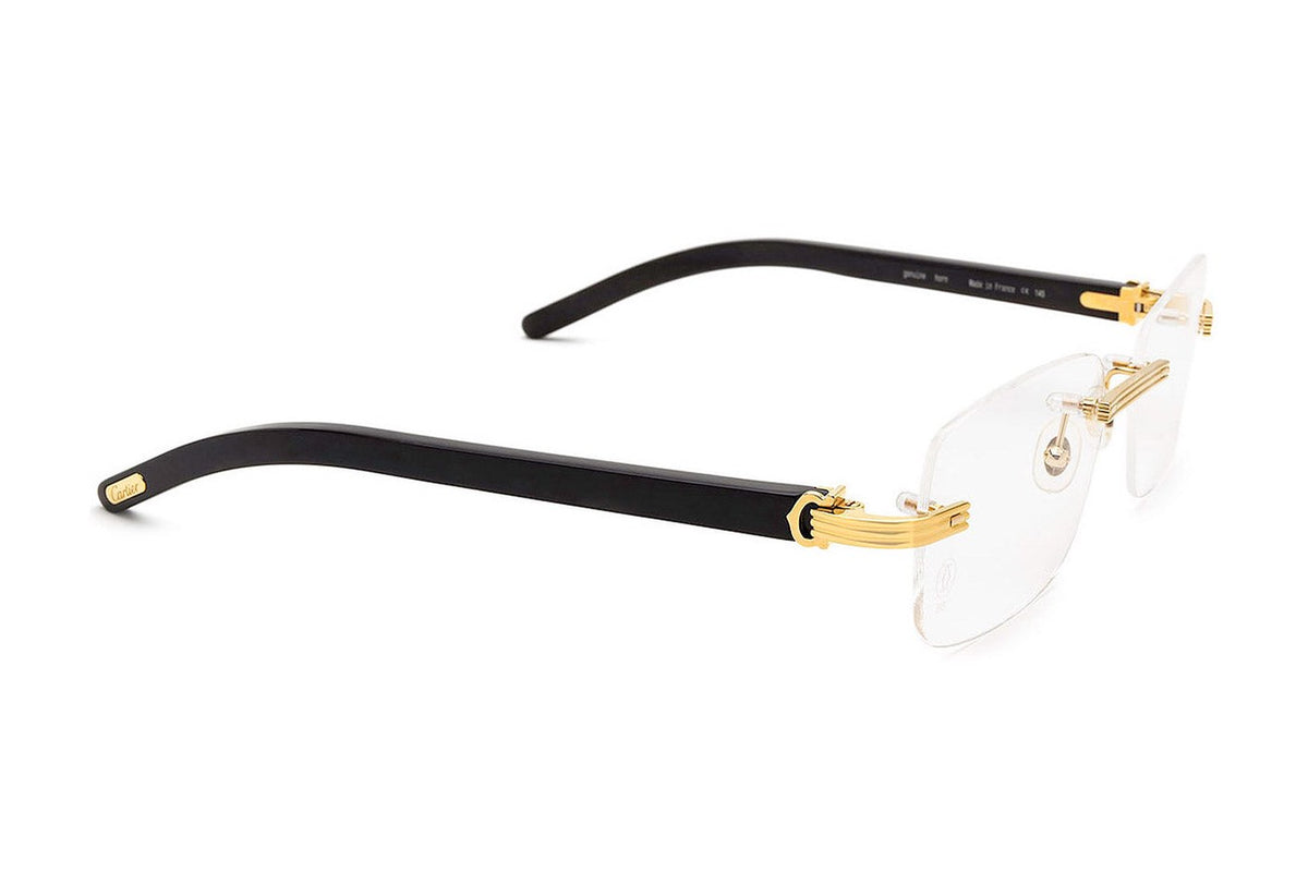 Cartier CT0286O Gold / Black eyeglasses, side view